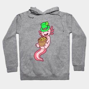 Axolotl Leprechaun - St Patricks Axolotl Hoodie